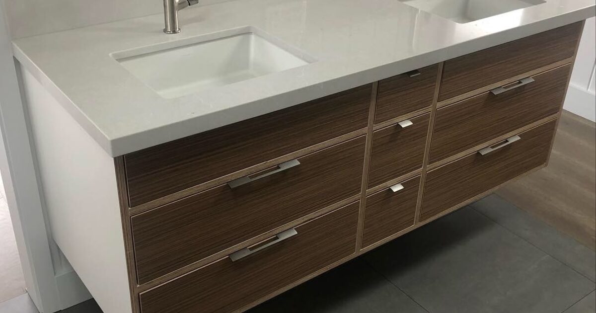 Modern Floating Bathroom Vanities Borland in Honolulu